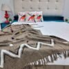 Bohemian Tufted Bed Blanket Indian Bedding Decor