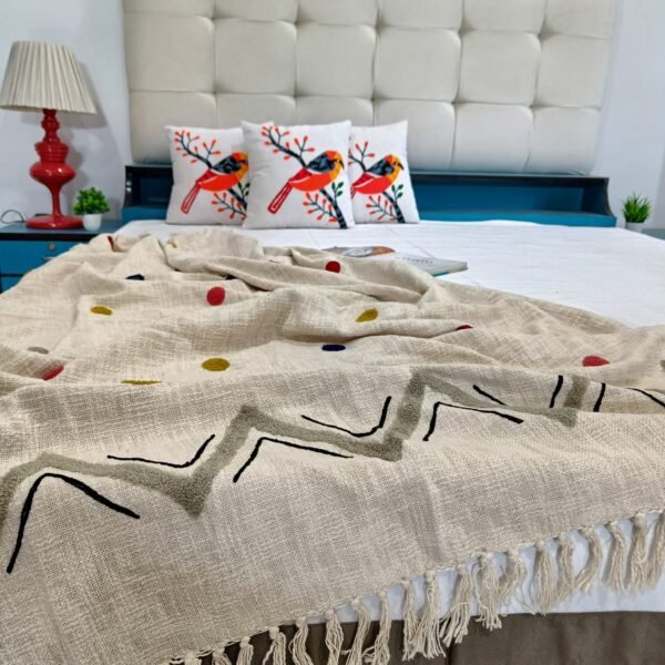 Hand Loomed Cozy Travel Blanket