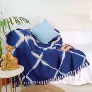 Decorative Tie Dye Boho Throw Blanket