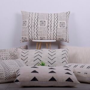 Bogolanfini Lumbar Pillow Cover