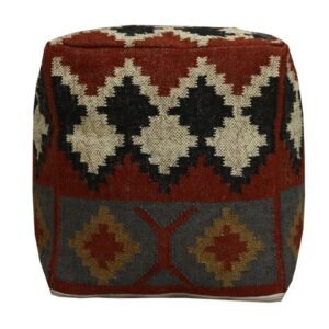 Handmade Indian Pouf-Cover for Living Room TS-CC-962-1