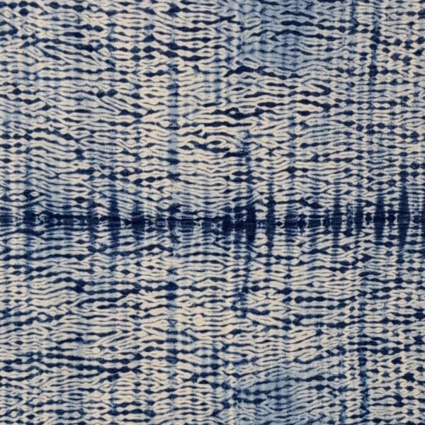 Shibori throw blanket