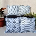 Decorative Floral Hand Block Printed Pillow Covers