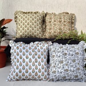 Block Printed Pillow Covers